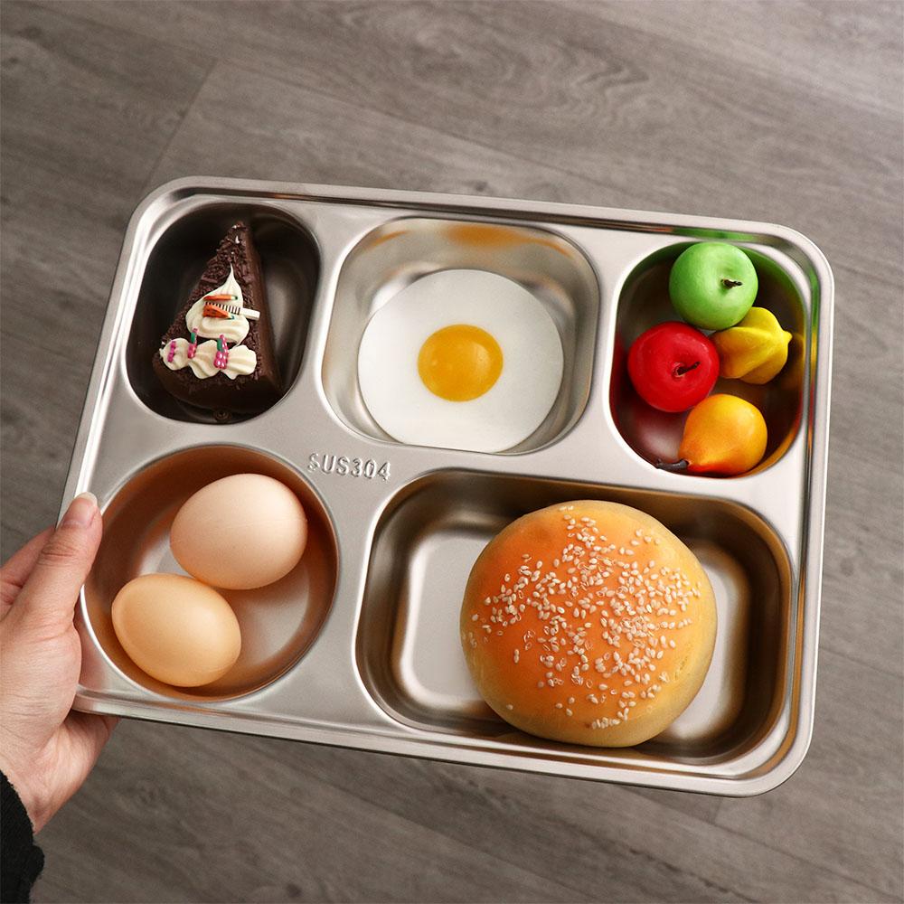 Food Platter Snacks - Assiettes de service rectangulaires en acier