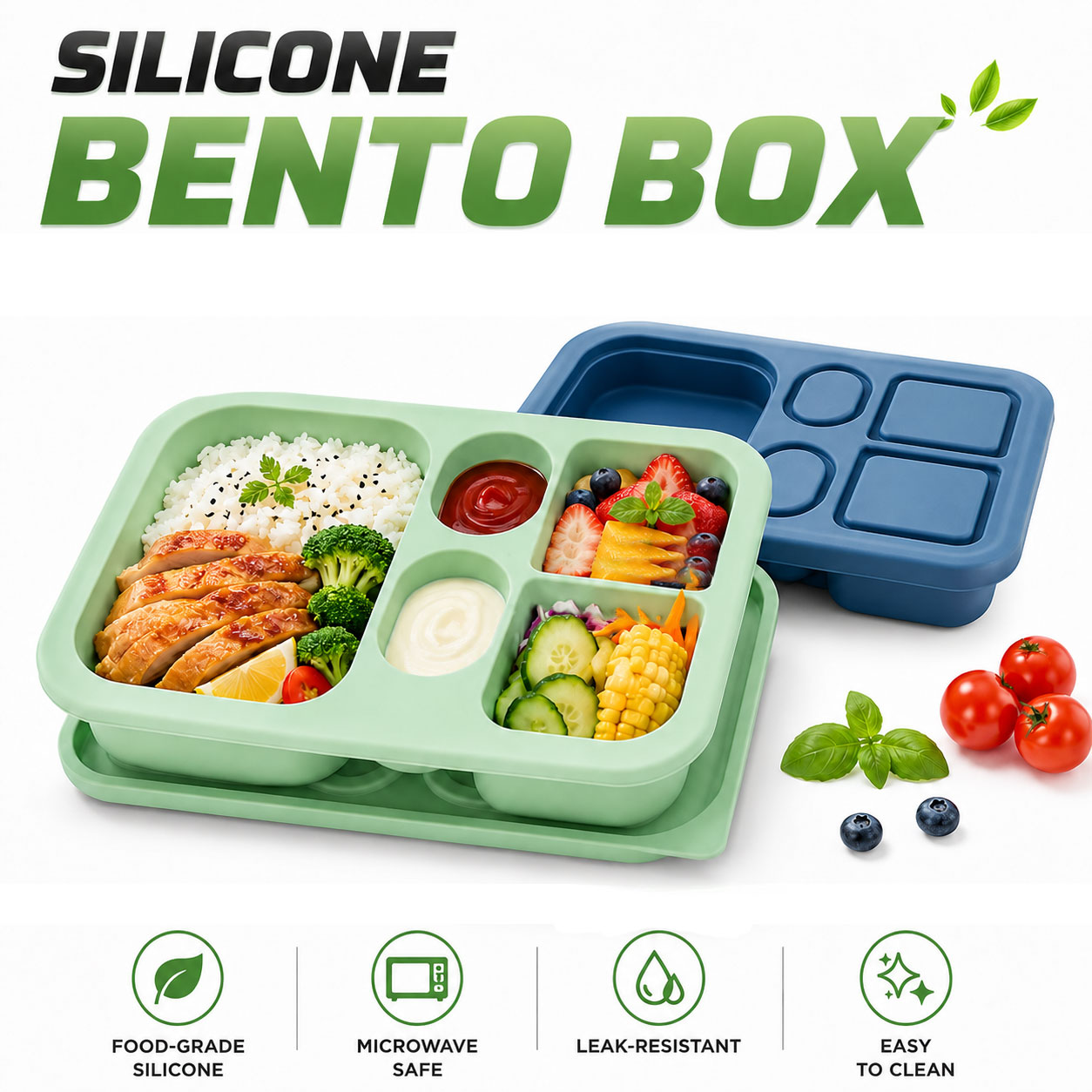 Boîte à lunch portable en sili - Food Snacks For 1 Year Old avis et prix