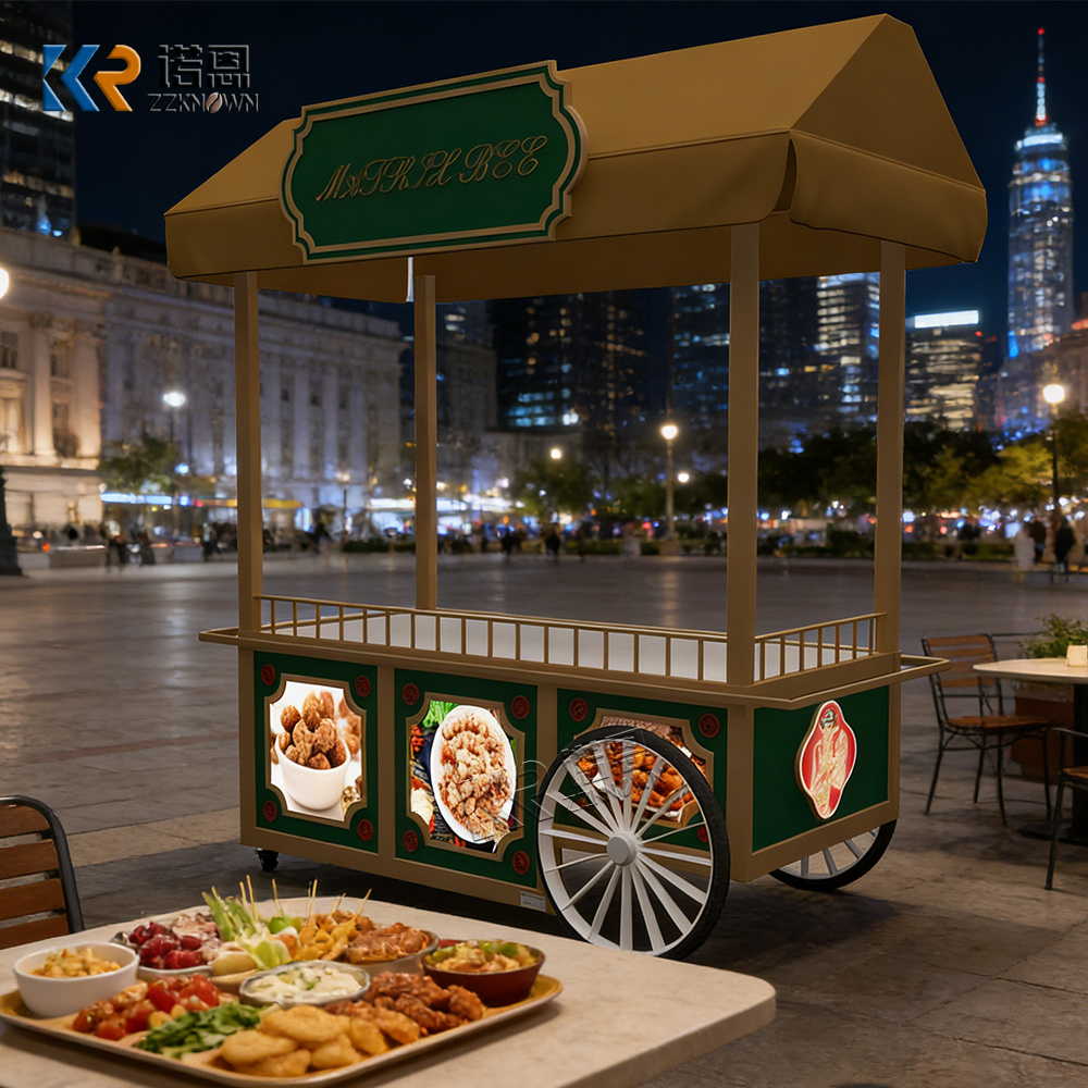 Chariot alimentaire portable é - Food City Snacks avis et prix