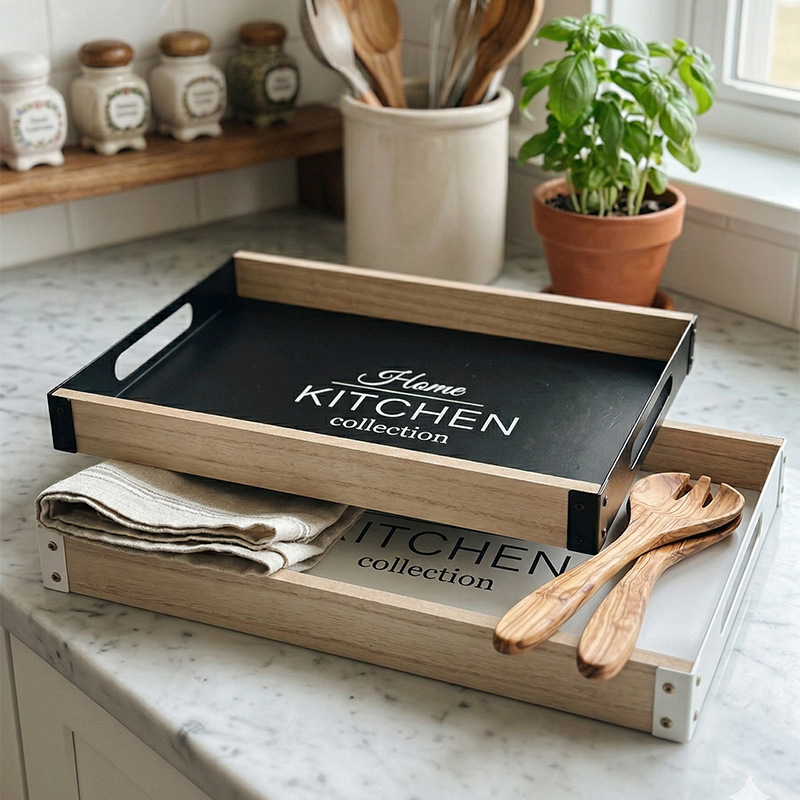 Plateau de service métallique  - Food Platter Snacks avis et prix