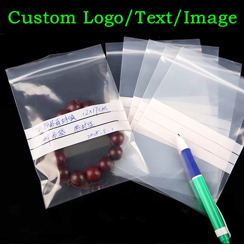 200 Sachets Ziplock Transparen - Logo Food Snack avis et prix
