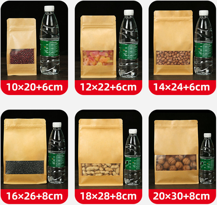 50 Sachets Doypack 3D en Papie - Logo Food Snack avis et prix