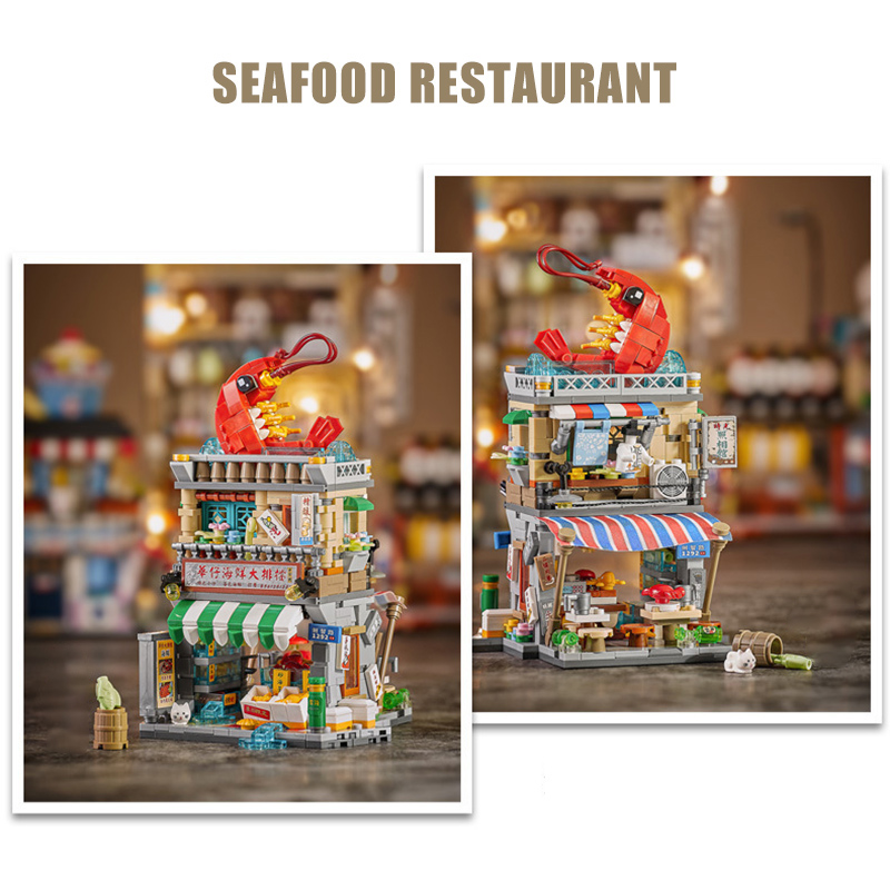 Ville HongKong rétro cour de n - Food City Snacks avis et prix