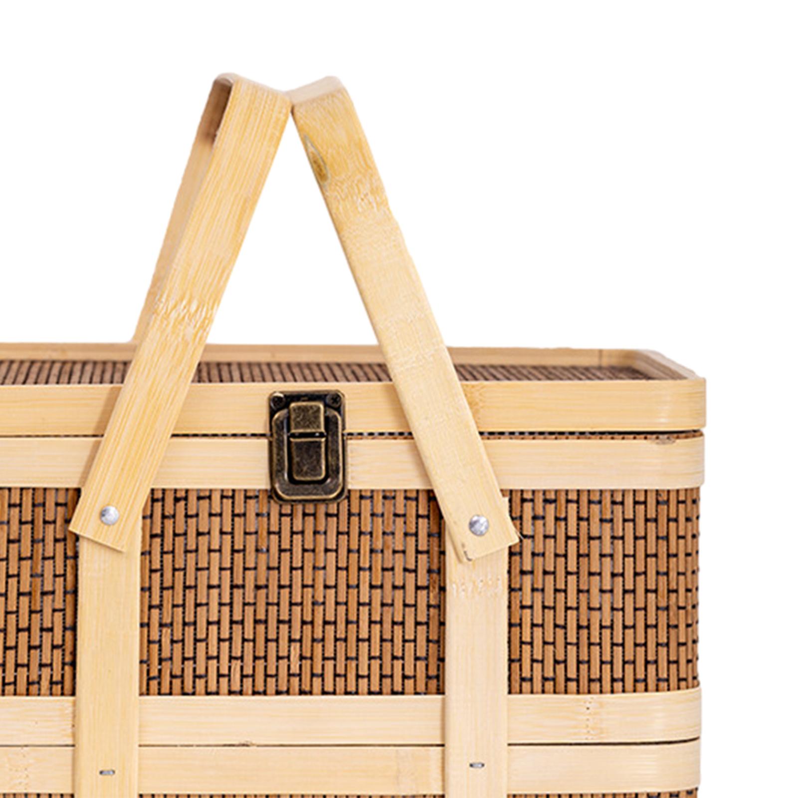 Panier de pique-nique tissé, p - Food Snacks Hamper avis et prix