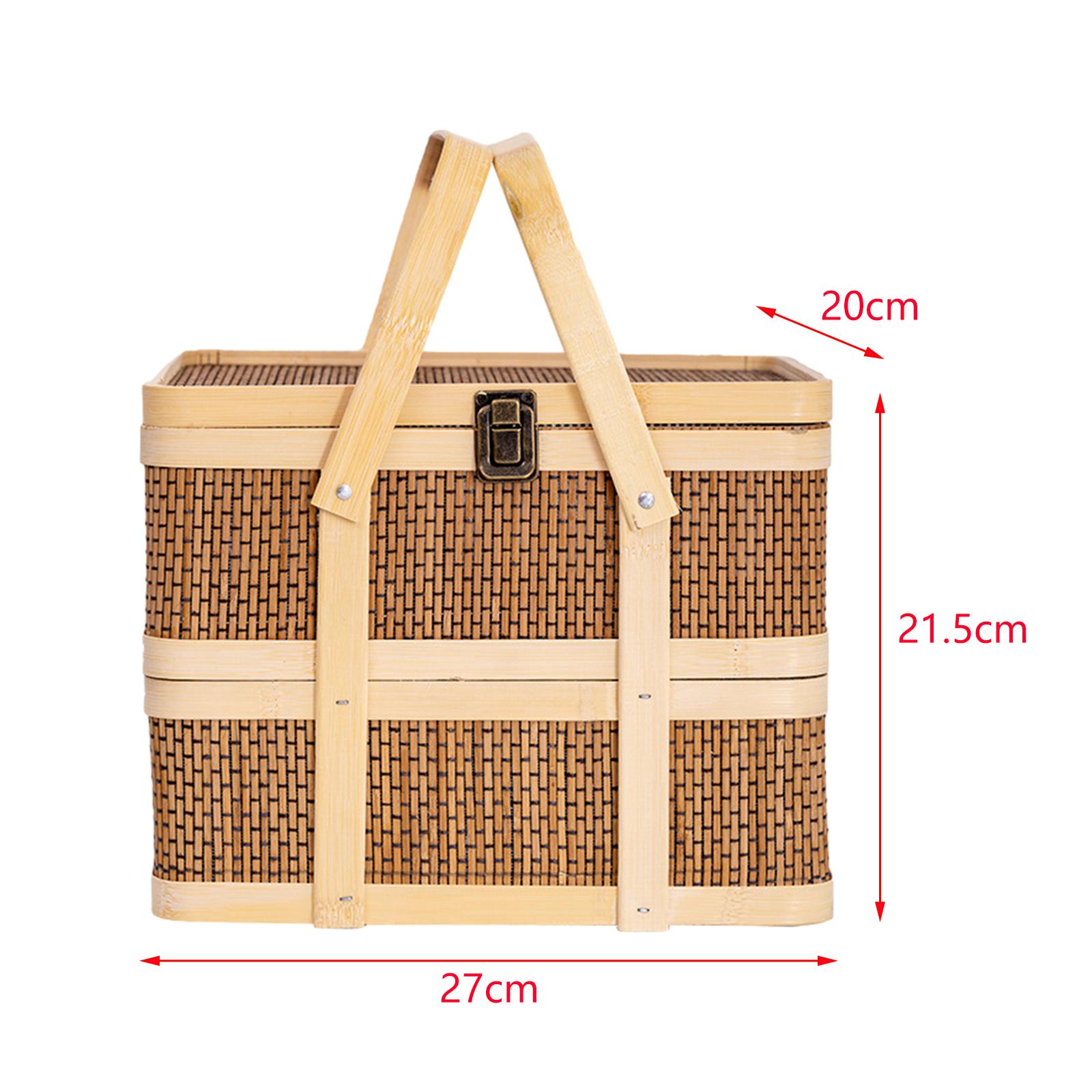 Panier de pique-nique tissé, p - Food Snacks Hamper avis et prix