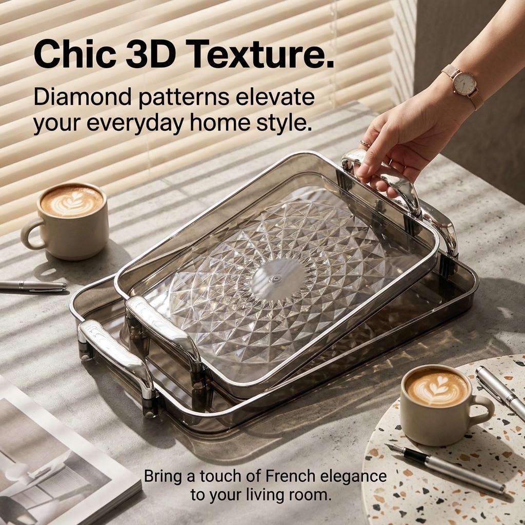 Plateau de service rectangulai - Food Platter Snacks avis et prix
