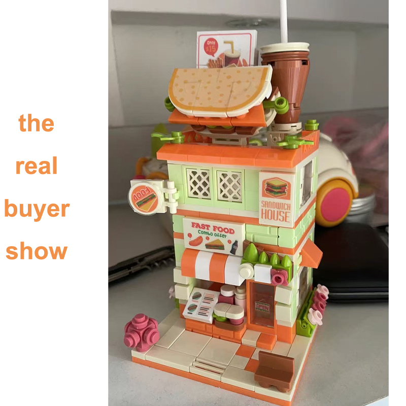 Briques de construction créati - Food City Snacks avis et prix